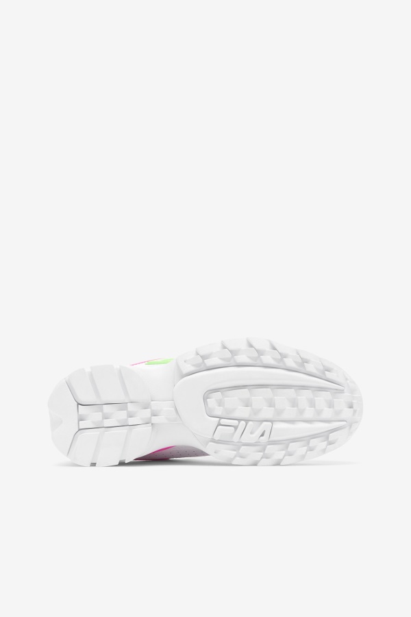 לבן/ורוד/ירוק Fila Disruptor Women\'s 2 פרימיום