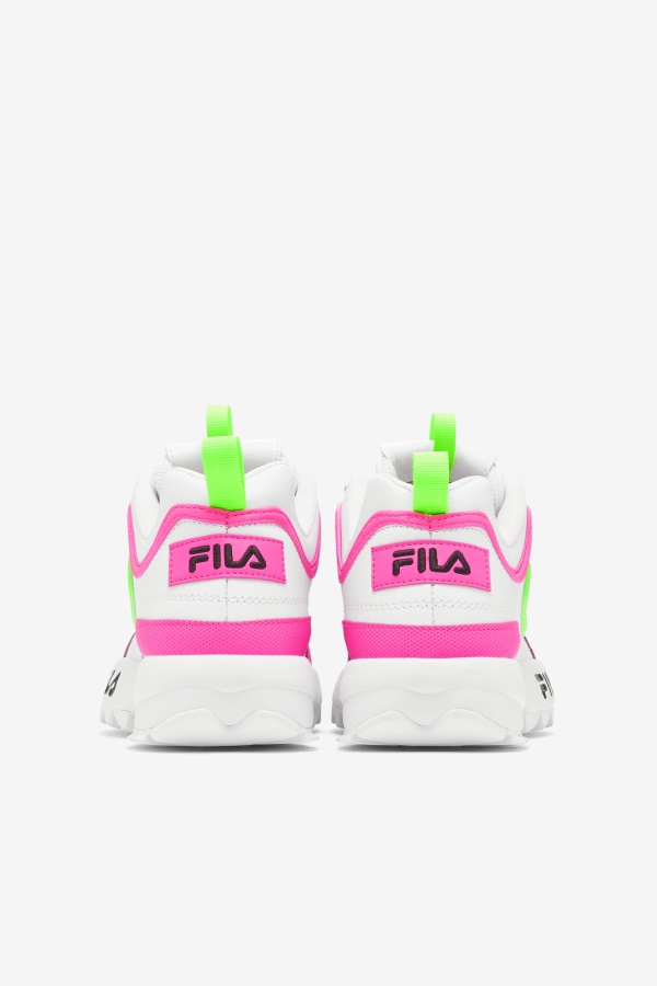 לבן/ורוד/ירוק Fila Disruptor Women\'s 2 פרימיום