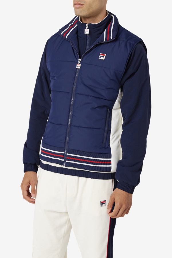 Queue Peacoat/gardenia Matias Vest