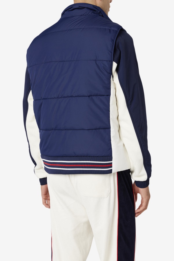 Queue Peacoat/gardenia Matias Vest