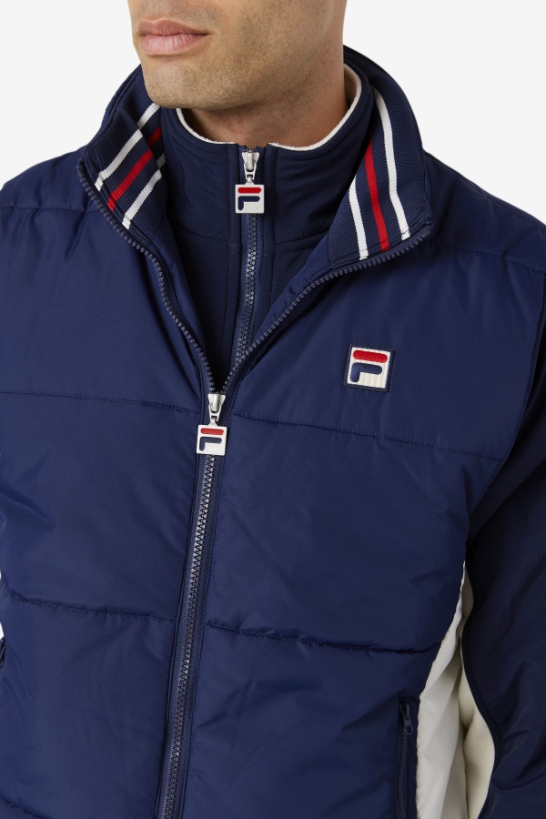 Queue Peacoat/gardenia Matias Vest