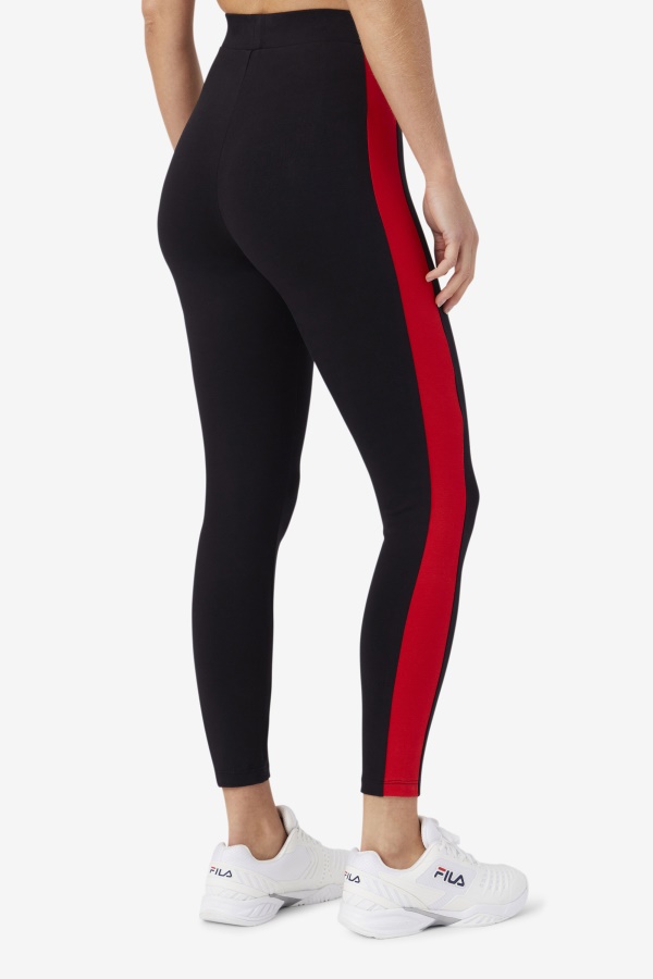 Fila Mercy Legging שחור/גרדניה/אדום