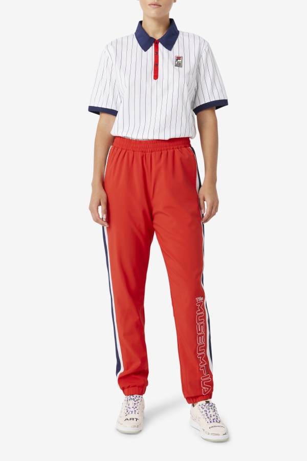 Fila White/peacoat/red Fila X The Museum Bb1 Polo