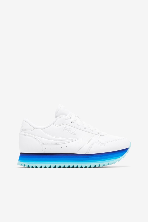 Fila FS מסלול נשים לבן/ נייבי/ ערובה כחול