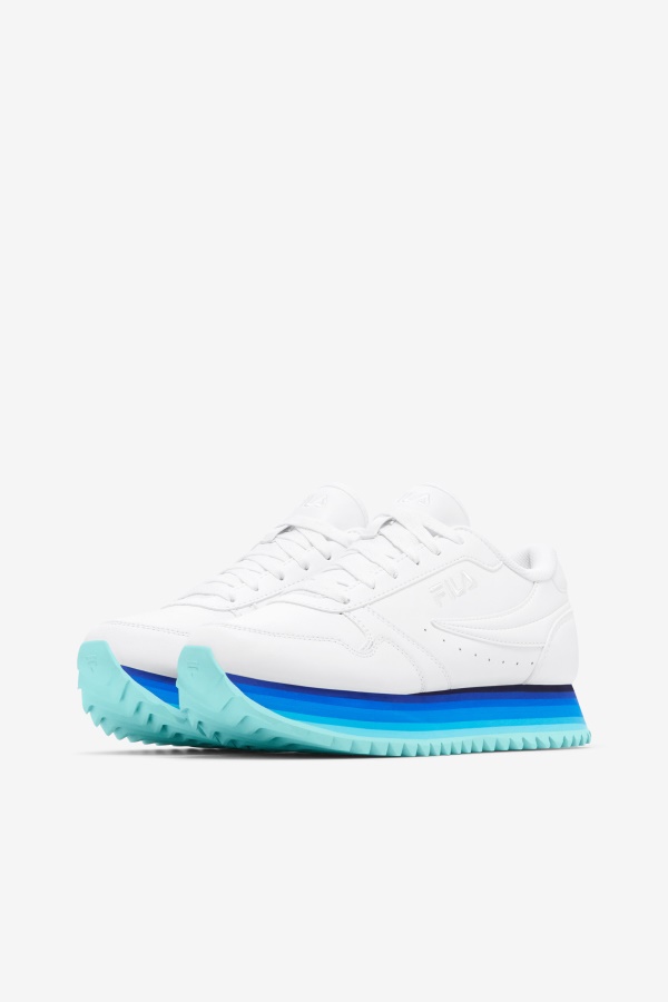 Fila FS מסלול נשים לבן/ נייבי/ ערובה כחול
