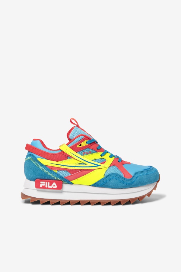 מסלול סנדנל לנשים Fila Bluefish/צהוב/אלמוג לוהט