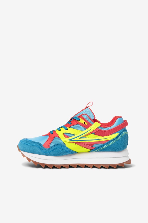 מסלול סנדנל לנשים Fila Bluefish/צהוב/אלמוג לוהט
