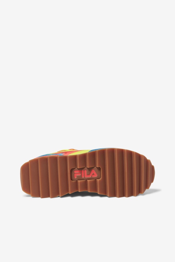 מסלול סנדנל לנשים Fila Bluefish/צהוב/אלמוג לוהט
