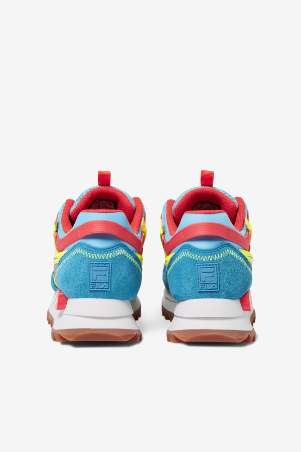 מסלול סנדנל לנשים Fila Bluefish/צהוב/אלמוג לוהט