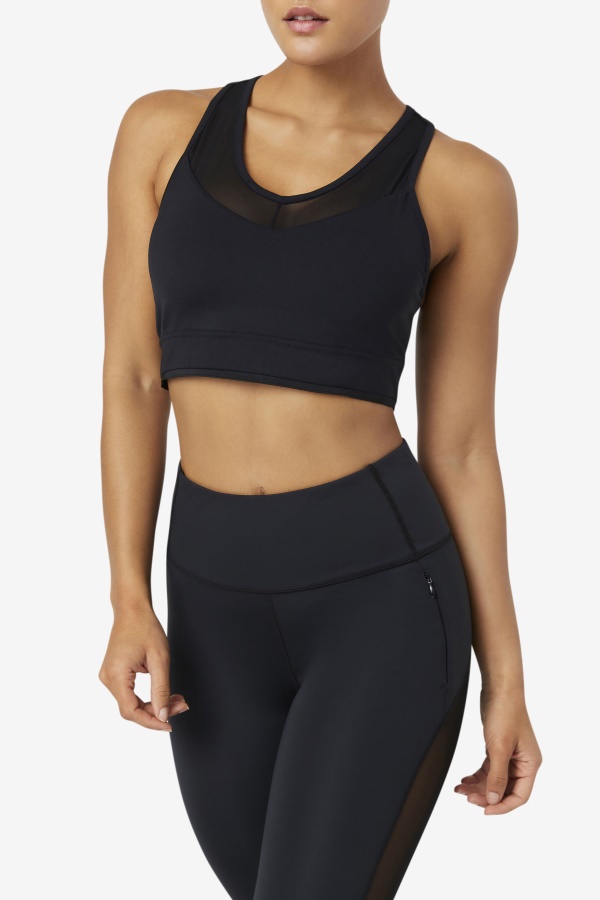 חזיית חזיית פילה Uplift Racerback שחורה