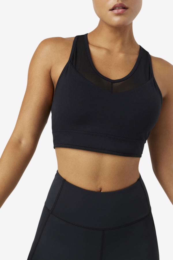 חזיית חזיית פילה Uplift Racerback שחורה