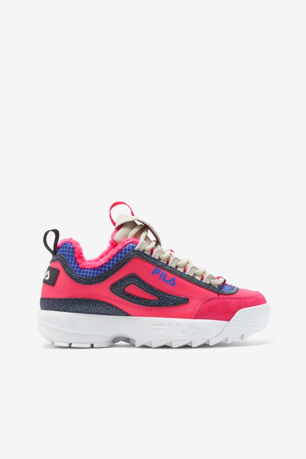 Fila Women's Disruptor 2 פרימיום נוצץ/שחור/פנינת זרעים