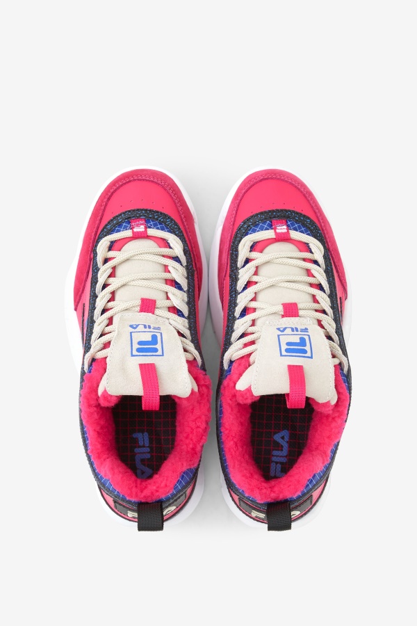Fila Women\'s Disruptor 2 פרימיום נוצץ/שחור/פנינת זרעים