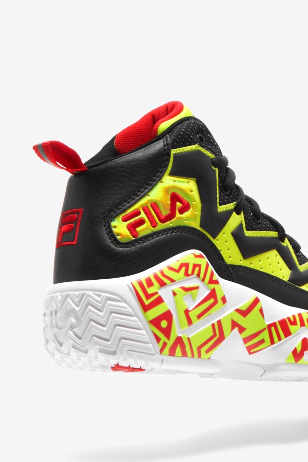 Fila Big Kids\'s Mb טיול לילה אדום/ליים פאנץ\'/שחור