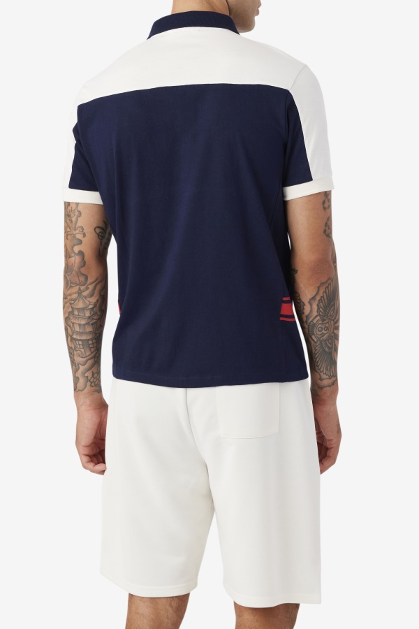 Fila Mivvi Polo Navy/gardenia/adoum