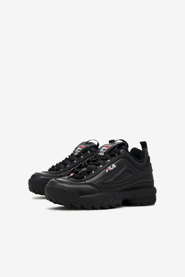 Fila Little Children\'s Disruptor 2 שחור/לבן