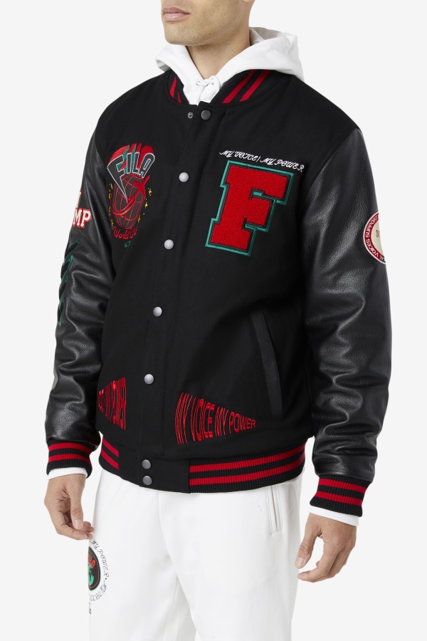Mail Fila Raddix Varsity שחור/אדום/ירוק