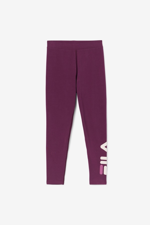 Elora Legging Fila יין ענבים/פוטפורי/רוז'