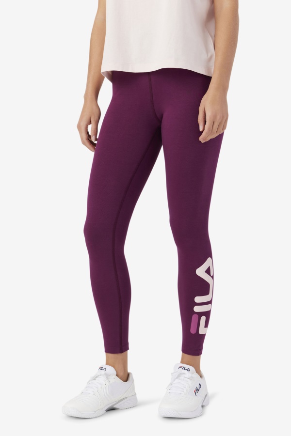 Elora Legging Fila יין ענבים/פוטפורי/רוז\'