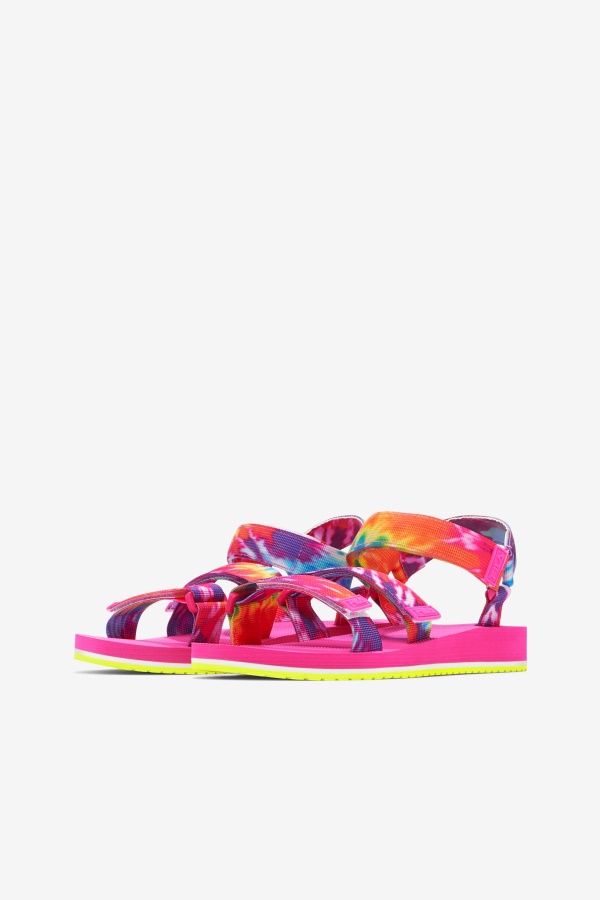 Fila Mutli/white/pink Glo נשים DRIFTER Ts Tie Dye