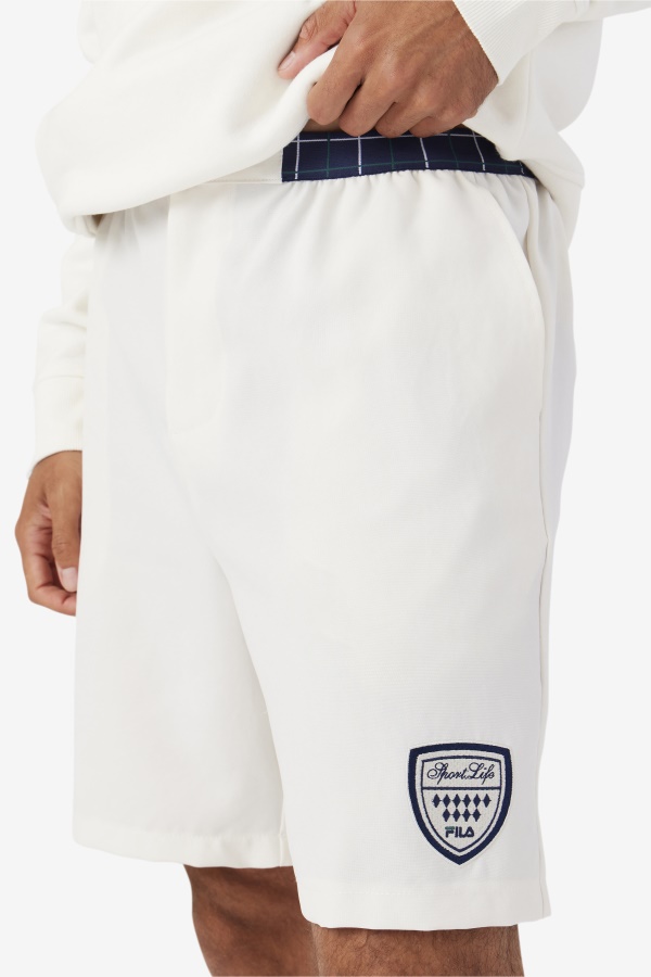 Anyz Short Gardenia/navy/white/june Bug Fila