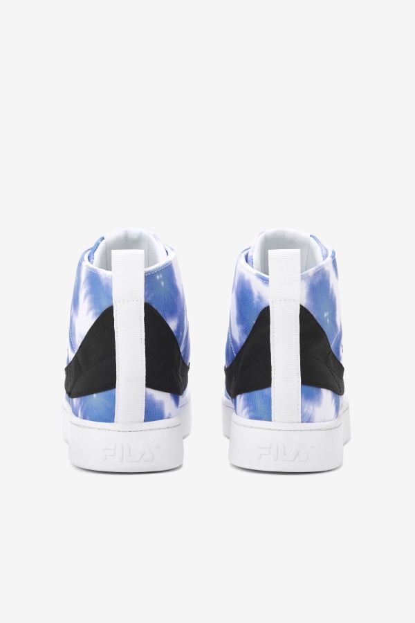 לבן/קובלט בהיר/ כחול סערה ג\'נאיו Tie Dye Fila