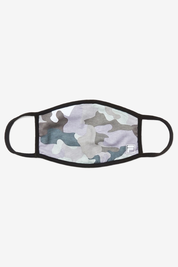 מסכת פנים הסוואה אפורה Camo Fila אפורה