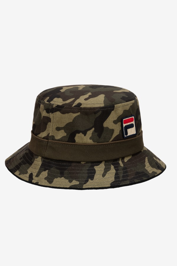 כובע דלי Camo Camo ירוק צבאי פילה
