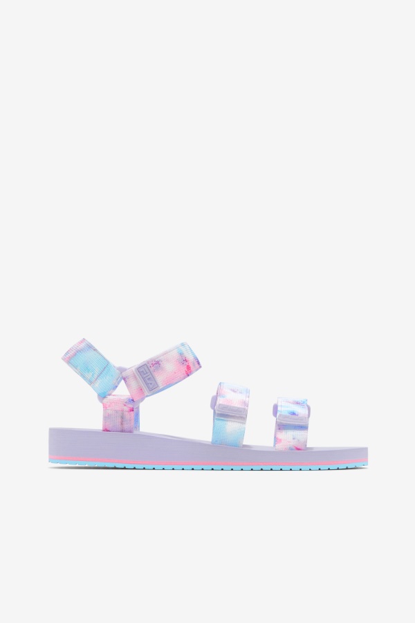 חולצה לנשים Tie Dye Fila Multi/לבן/סגול אברש