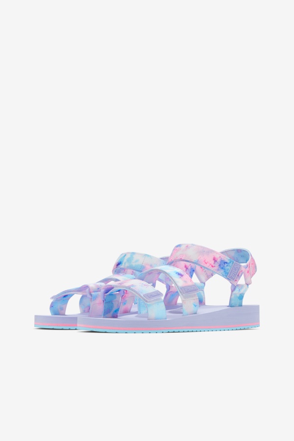 חולצה לנשים Tie Dye Fila Multi/לבן/סגול אברש
