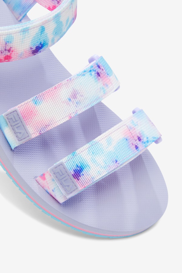 חולצה לנשים Tie Dye Fila Multi/לבן/סגול אברש