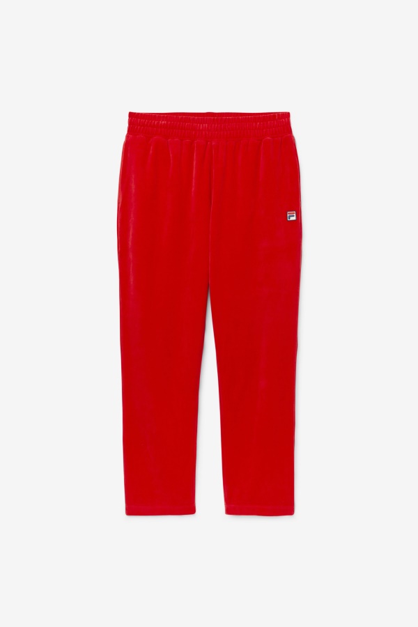 מכנס קטיפה אדום Fila O-fit