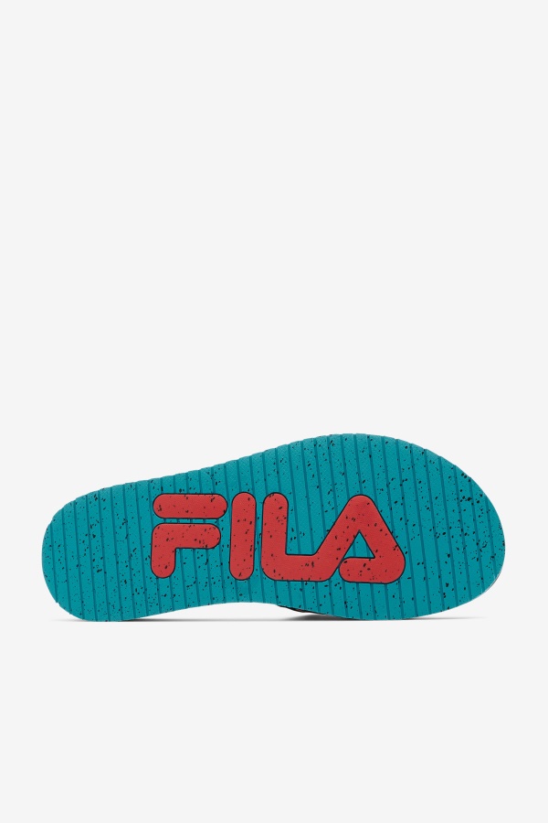 מגלשת ירחי Fila Black/capri Breeze/אדום לגברים