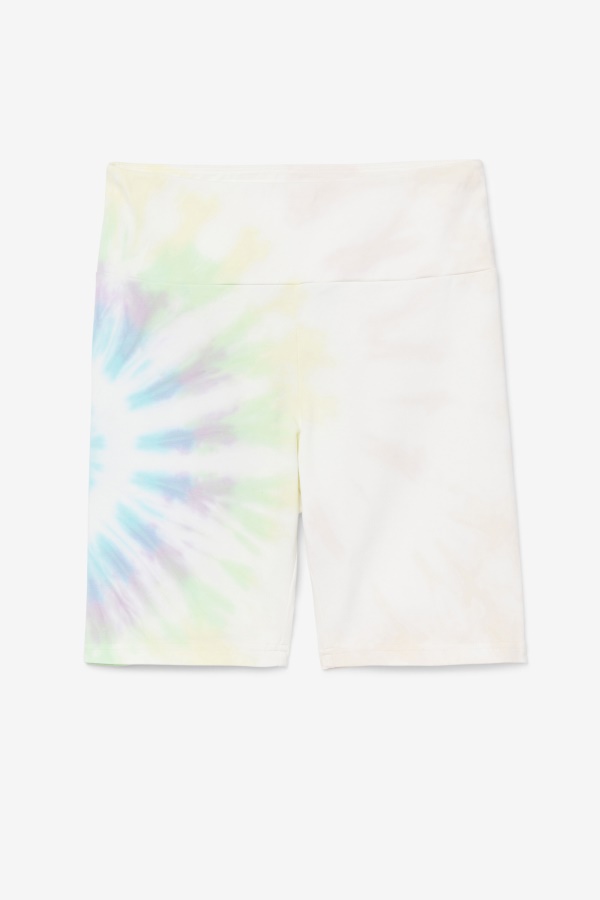 Taima Tie Dye Bike Short Fila Double Cream Tie Dye