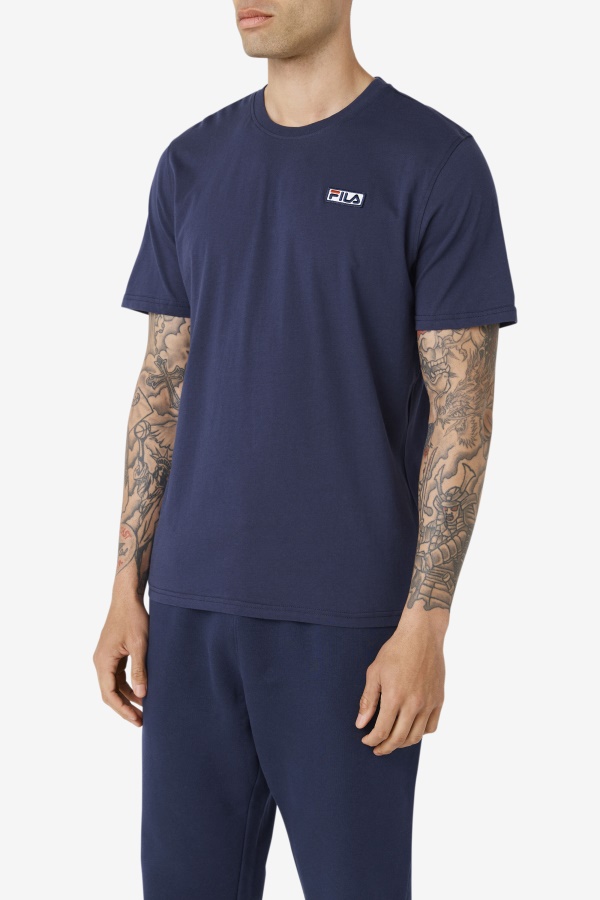 טי Skylar Navy Row