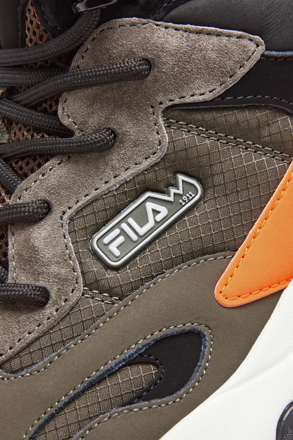 אספלט/שחור/כתום לגברים Ray Tracer Tr 2 Mid Fila