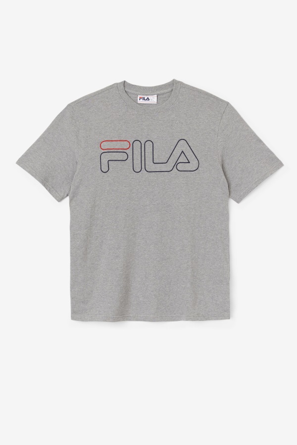 Fila Borough Tee Heather/navy/אדום