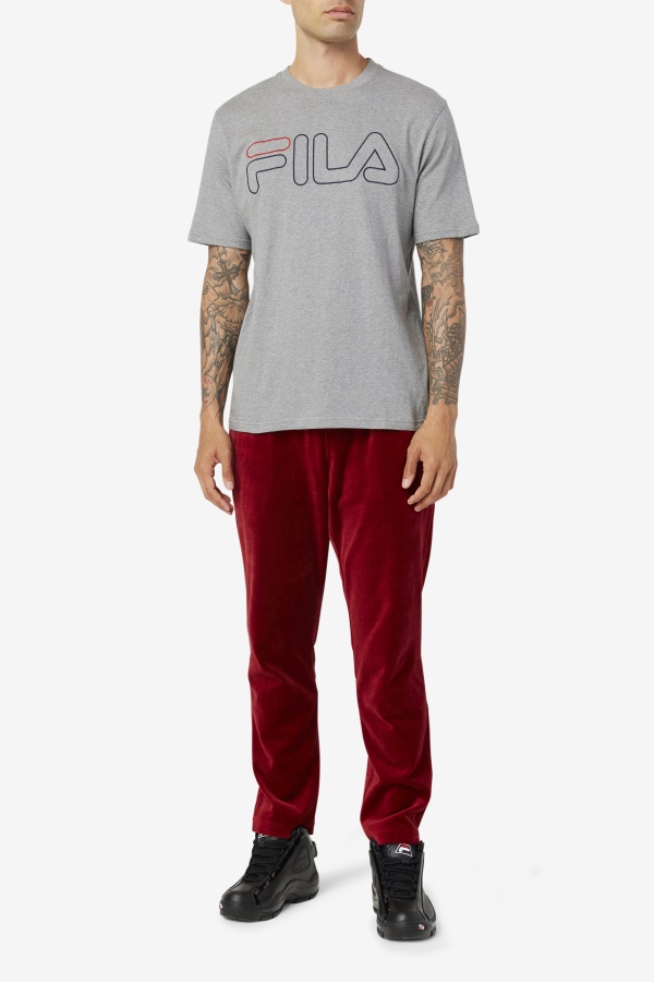 Fila Borough Tee Heather/navy/אדום
