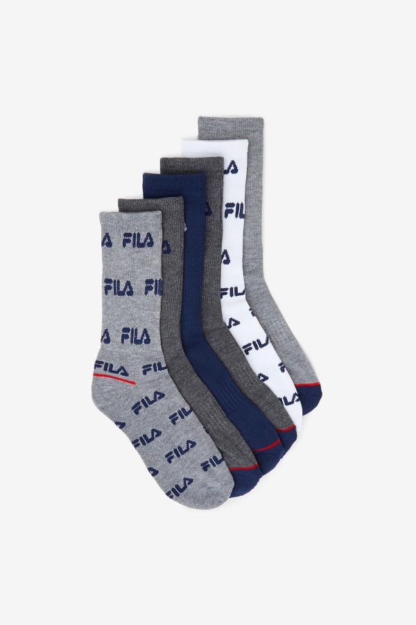 גרב צוות לילדים Ltgreyhth 6-pack Fila