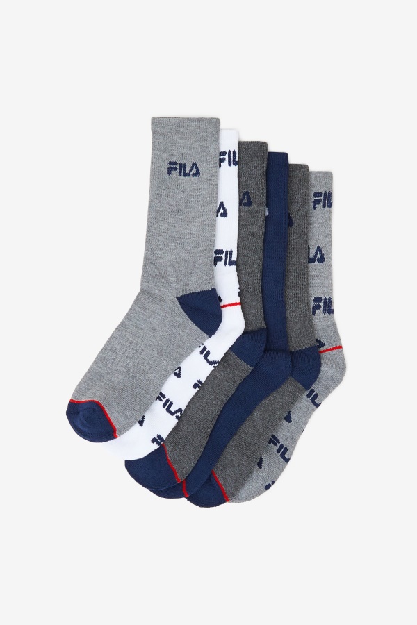 גרב צוות לילדים Ltgreyhth 6-pack Fila