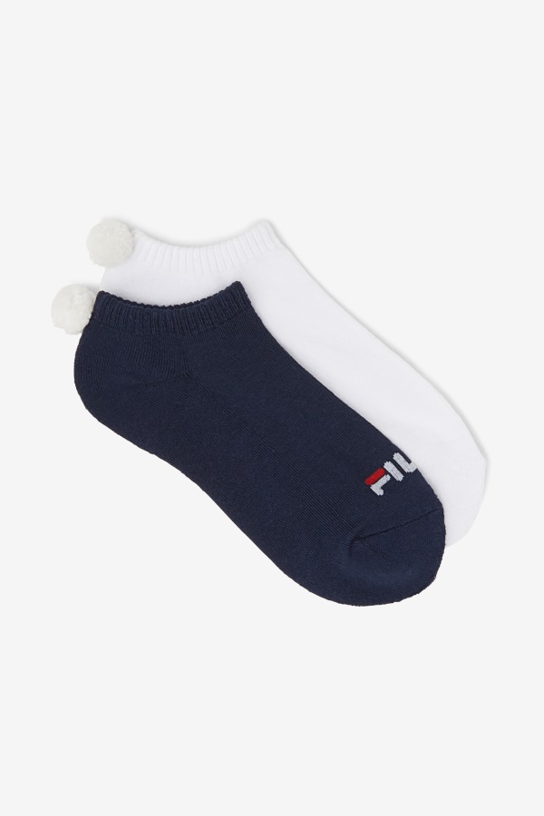גרב פונפון טניס לנשים 2 חבילות Fila Navy