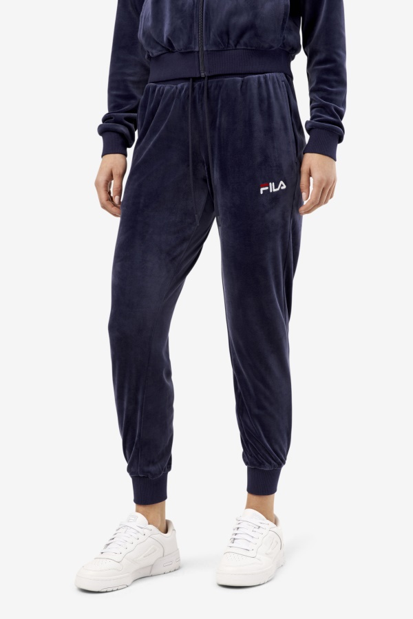 נייבי Zura Velour Jogger Queue
