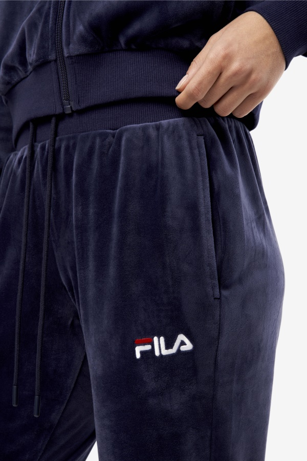 נייבי Zura Velour Jogger Queue