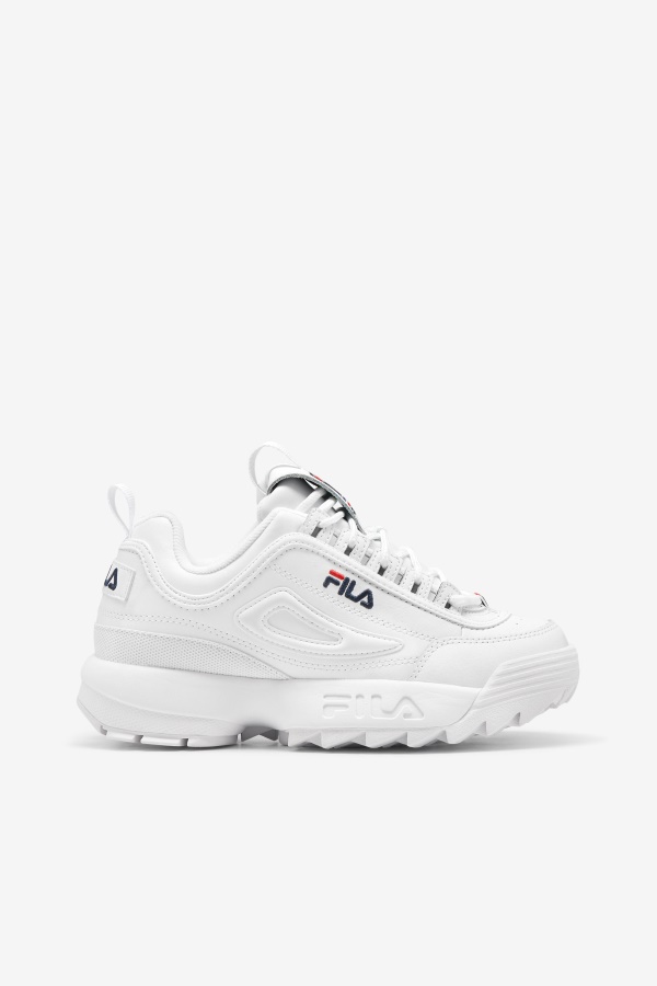 Fila Men's Disruptor 2 לבן/כהה/אדום