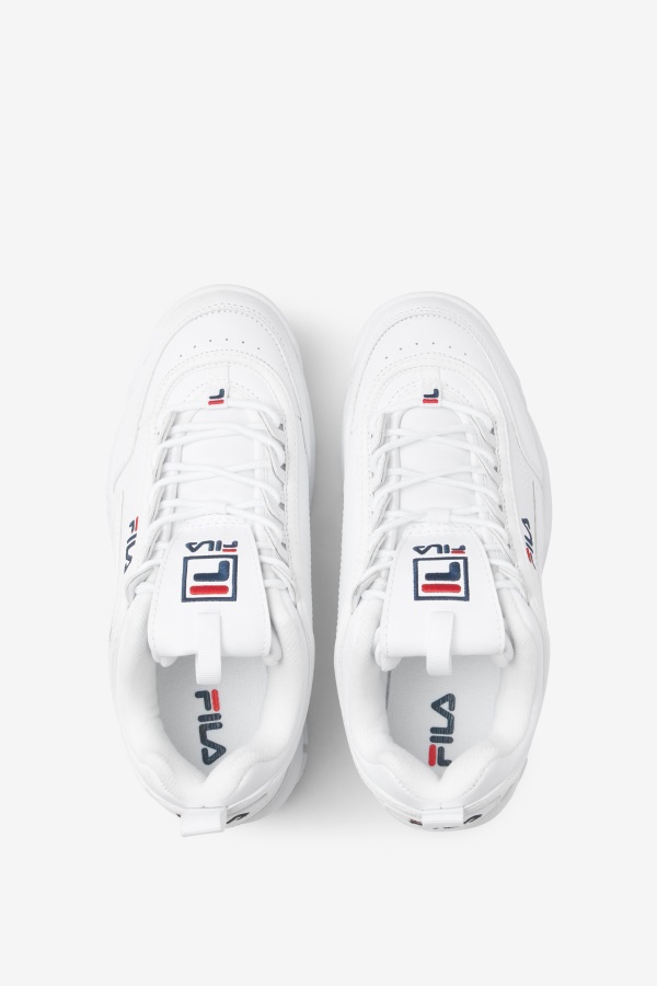 Fila Men\'s Disruptor 2 לבן/כהה/אדום