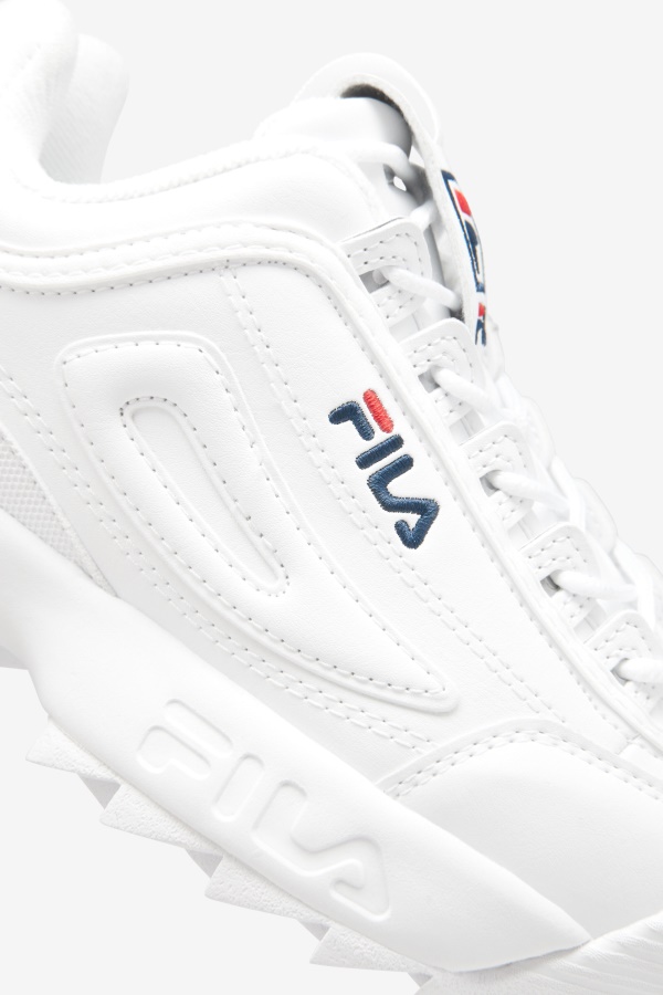 Fila Men\'s Disruptor 2 לבן/כהה/אדום