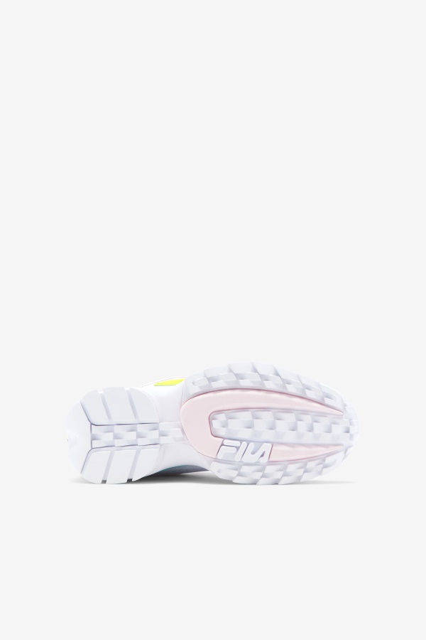 Fila Little Children\'s Disruptor 2 פרימיום לבן/צהוב/כחול