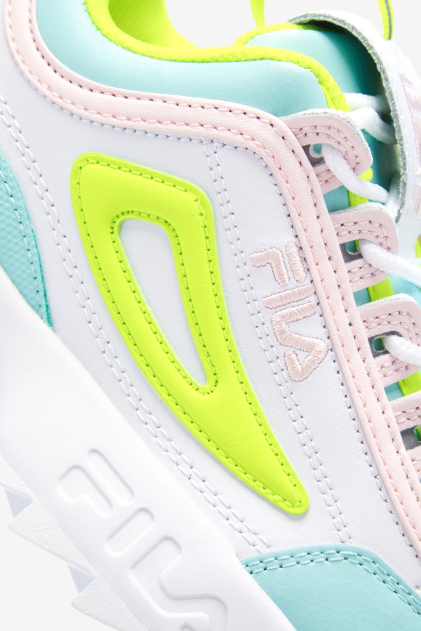 Fila Little Children\'s Disruptor 2 פרימיום לבן/צהוב/כחול