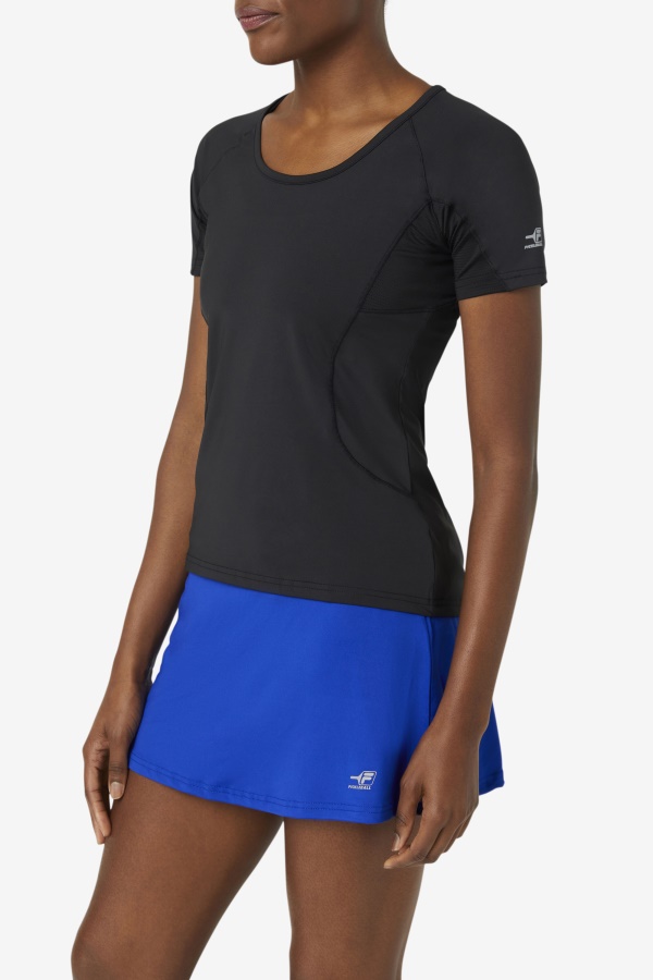 טופ Fila Pickleball עם שרוולים קצרים
