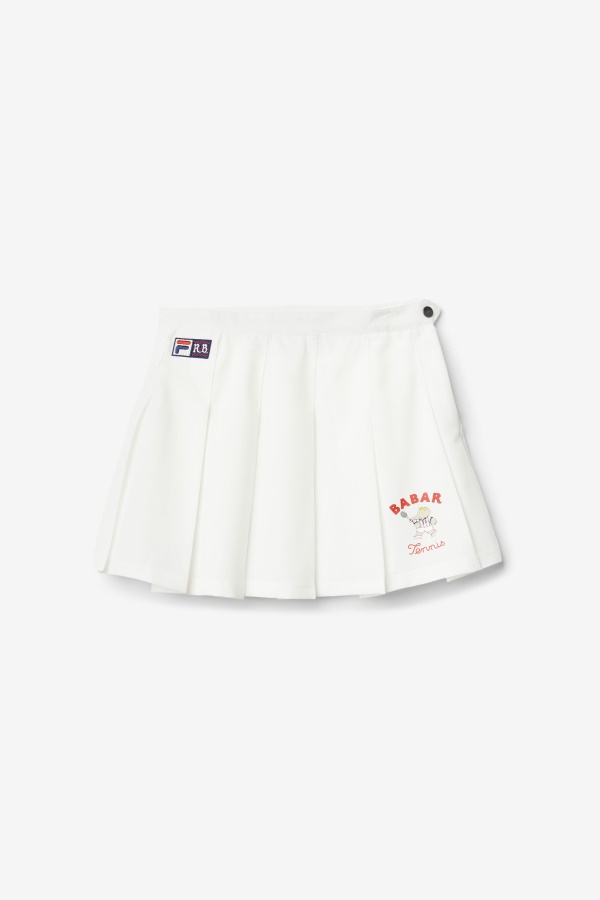 Fila X Rb Babar Lovell חצאית פילה לבנה